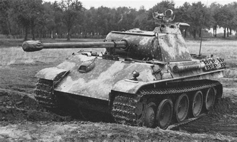 Pzkpfw V Panther Ausfg With The Sperber Fg 1250 Night Vision