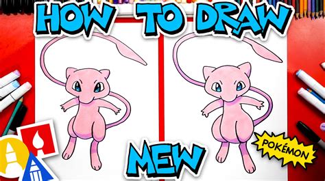 How To Draw Mew From Pokémon Art For Kids Hub