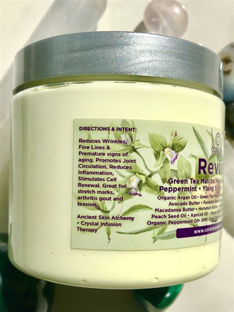 Revive Organic Green Tea Matcha Body Lotion Infused With 12 Herbs