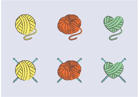 Free Ball Of Yarn Vector Vector Free Yarn Vector Art