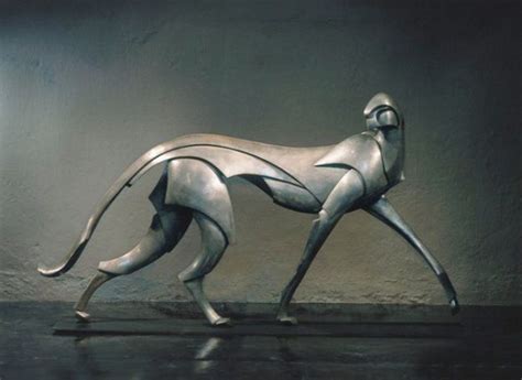 Cheetah Bronze Sculpture 2003 By Keith Calder Sculpture Bronze