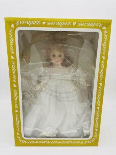 Vintage Effanbee Bride Doll Chipper 1526 16 Blonde Lace And Netting 3929159941