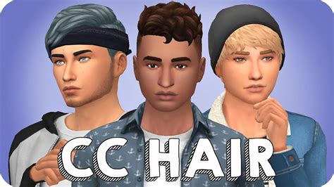 My Maxis Match Hair Collection For Guys Sims 4 Custom