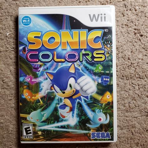 Sonic Colors Complete In Box Nintendo Wii Cib Sonic The Hedgehog