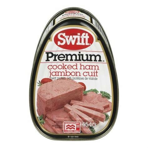 Swift Premium Canned Cooked Ham 454g Cd Wholesale Foods