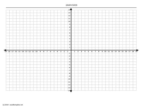 Printable Graph Paper Template With Axis