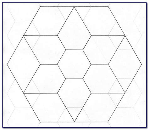 Hexagon Quilt Patterns Free Printable
