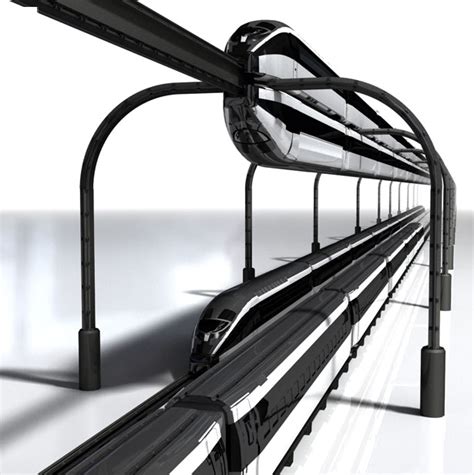 Eco Drive Monorail The Sustainable Rail Service Solution Concept For