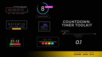 Free After Effects Timer Template Downloads | Mixkit