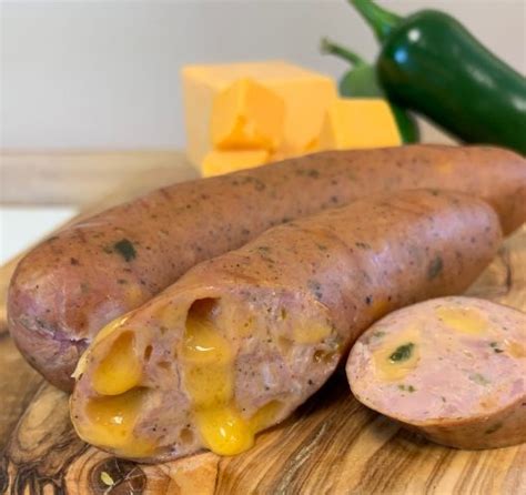 Jalapeno Cheddar Bratwurst Sausage Josefs Artisan Meats