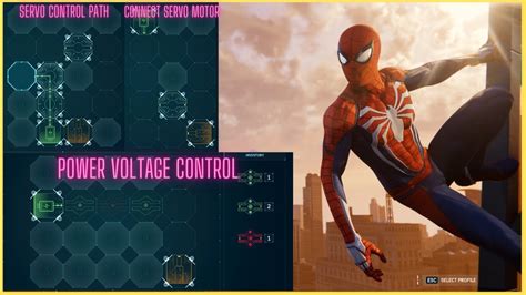 Spider Man Remastered Servo Control Path Connect Servo Motor Power Voltage Control Puzzles