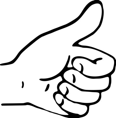 Thumb Clipart Gesture Thumb Gesture Transparent Free For Download On Webstockreview 2021