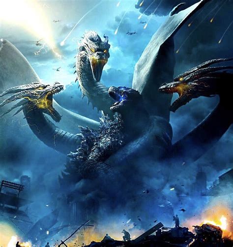 Godzilla Kotm Russian Poster Textless Godzilla 2 King Of The