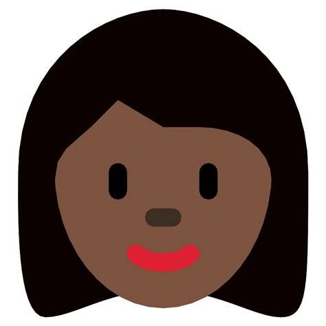 Woman Dark Skin Tone Vector Svg Icon Svg Repo