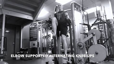 Elbow Supported Alternating Knee Ups Upside Strength Exercise Library