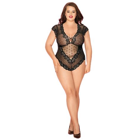 Black Sexy Mature Plus Size Teddy Lingerie For Fat Women Buy Plus Size Teddy Lingerielingerie