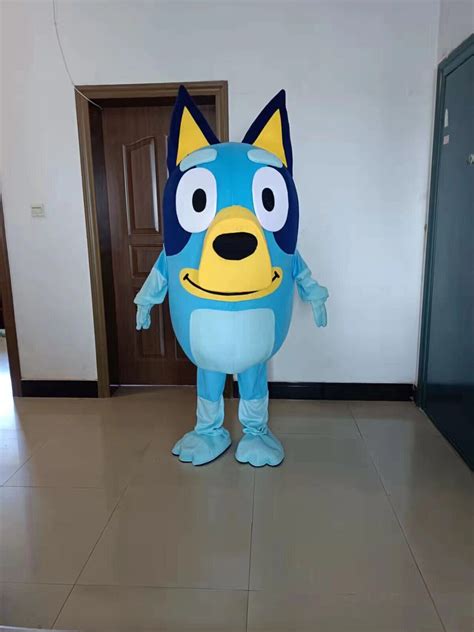 Bluey Dog Bingo Mascot Costume Party Carnival Adult Fancy Cosplay Fast