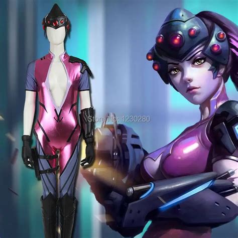 Buy Game Ow Widowmaker Cosplay Costume Sexy Amelie Lacroix Cosplay Catsuit Full