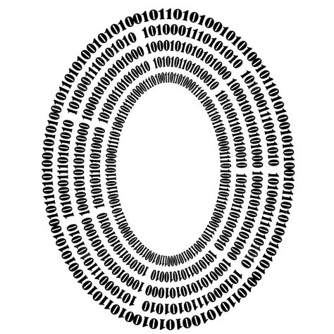 Binary Code Background Numbers Concept Security Data Binary Vector