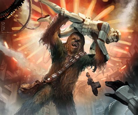 A Legendary Wookie Named Chewie Imgur Star Wars Art Star Wars