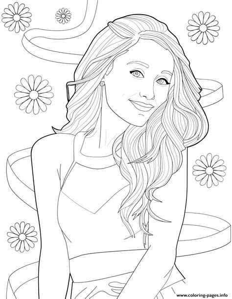 Ongekend Ariana Grande Printerbles - Free Colouring Pages GF-91