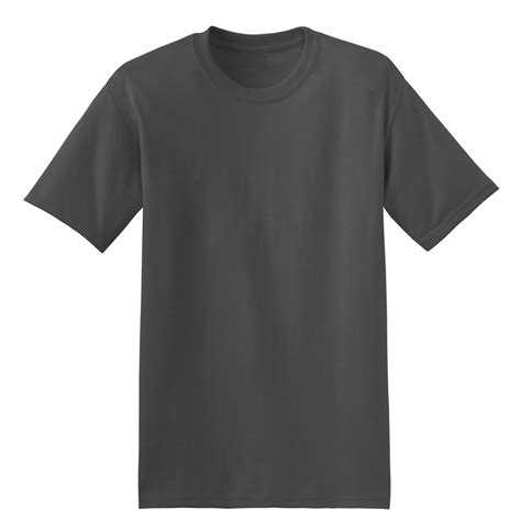 Hanes 5170 Comfortblend Ecosmart Cottonpolyester T Shirt Smoke Grey