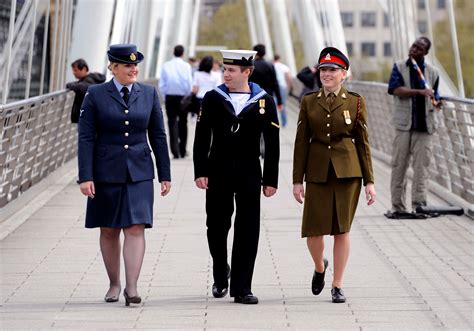 Tri Service Personnel Saluting Armed Forces Covenant