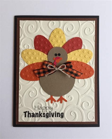 handmade turkey thanksgiving card etsy in 2020 thanksgiving cards handmade homemade cards