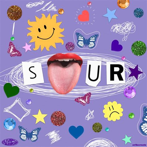Olivia Rodrigo “sour” Album Cover Concept Album Covers Aesthetic