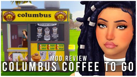 Columbus Coffee To Go Mod Los Sims 4 Mod Review Youtube
