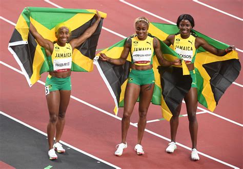 Clean Sweep Jamaican Trio To Make 100m History Trackalerts