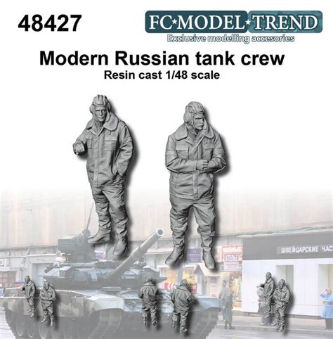 Modern Russian Tank Crew Fc Modeltrend 48427