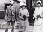 Henry Ford (1863-1947) with his wife Clara Bryant (1866-1950), and ...