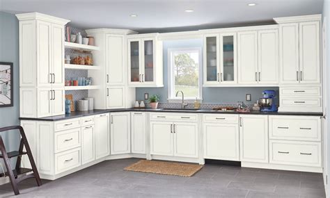 This kitchen reveal is really great for playing on colors. Painted Cabinets | Cherry Cabinets | American Woodmark ...