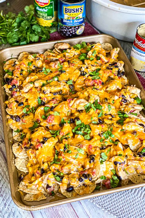 easiest way to cook perfect crockpot creamy chicken nachos prudent penny pincher