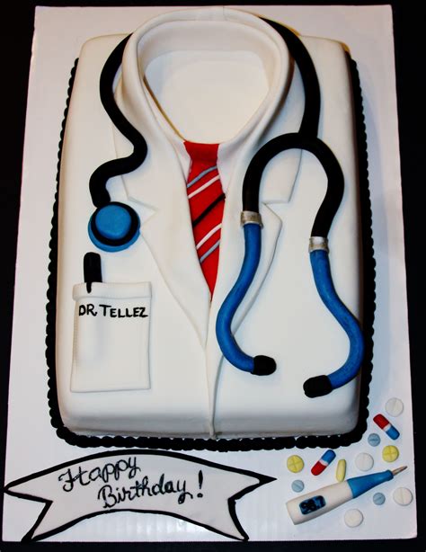 Birthday Cake For Male Doctor With Name Birthday Card Message