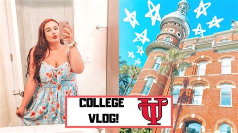 first day of college vlog freshman year ♡ university of tampa youtube