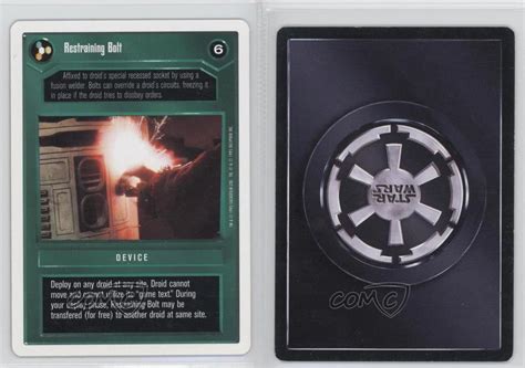 1995 Star Wars Customizable Card Game: Premiere Restraining Bolt (Dark
