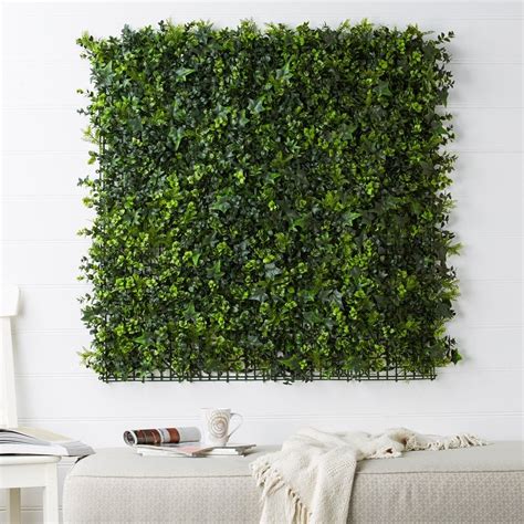 Artificial vertical green wall decor. Ivy with Fine Leaf | Artificial green wall, Artificial plant wall, Artificial vertical garden