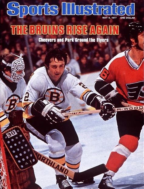 Boston Bruins Brad Park 1977 Nhl Semifinals Sports Illustrated Cover
