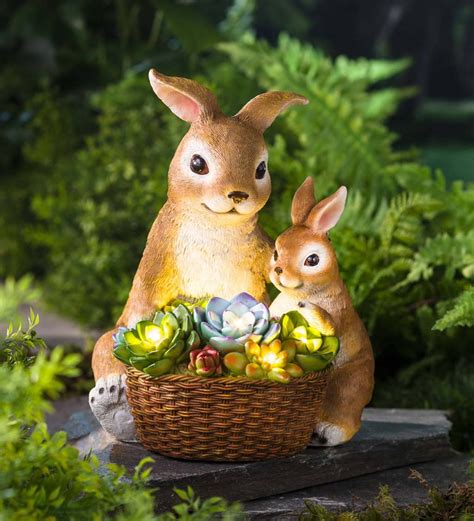 See more ideas about garden animal statues, animal statues, statue. Our solar Rabbit Family Garden Statue will appeal to all ...