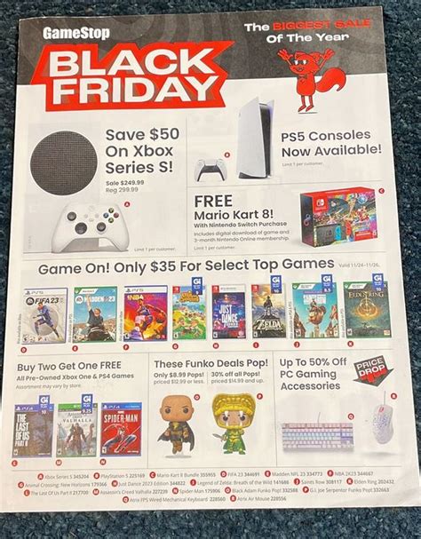 Gamestop Black Friday Ad Has Arrived