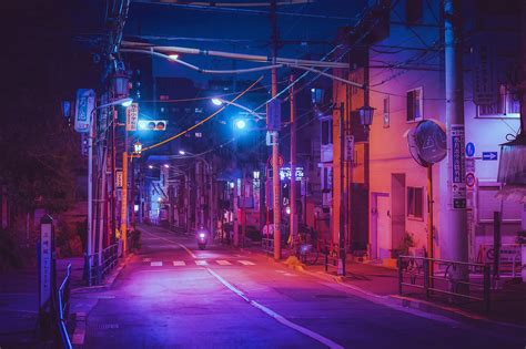 Anime Aesthetic Street Wallpapers Wallpaper Cave