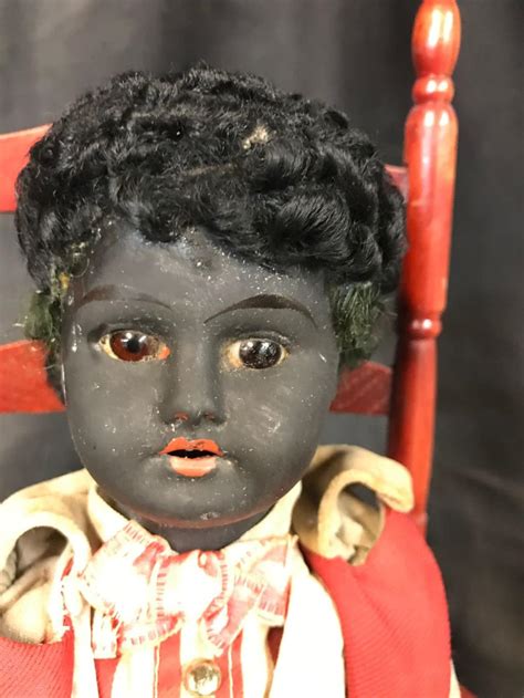 14 Rare Antique Porcelain Black Doll Etsy