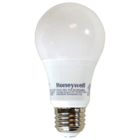 Honeywell 40w Equivalent Warm White A19 Dimmable Led Light Bule 3 Pack