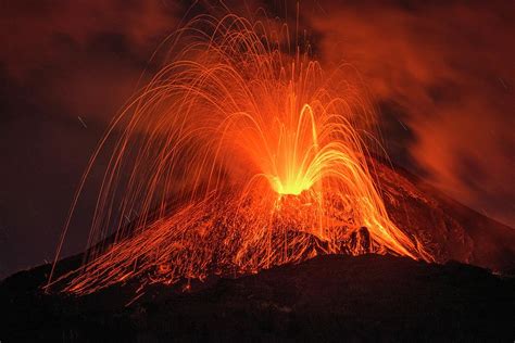 Eruption Of Mount Etna Photograph By Martin Rietzescience Photo