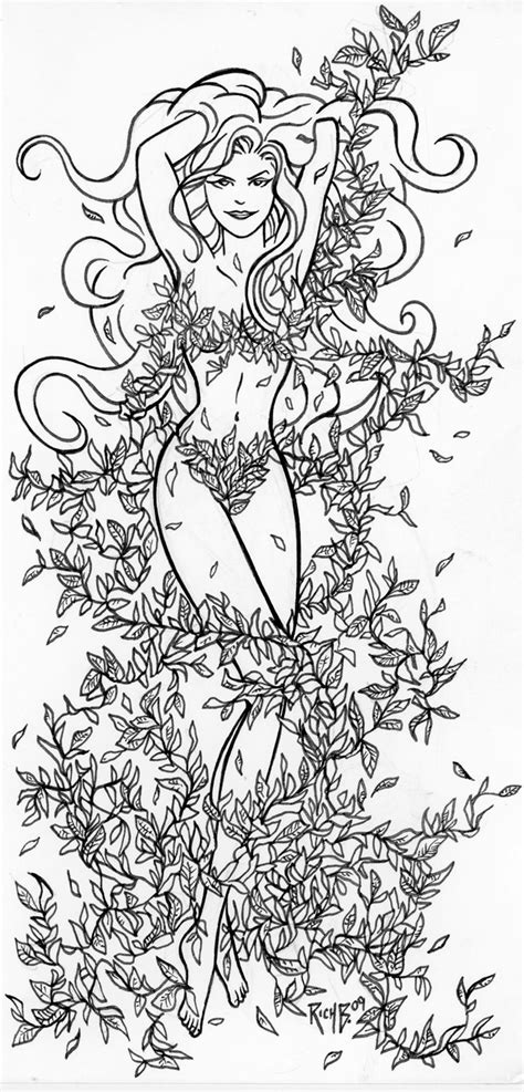 As hungry as you may be, these are not the kind of berries you'll want to snack on. Poison Ivy | Poison ivy, Colouring pages, Artwork