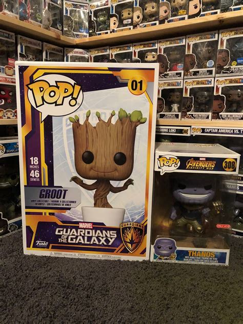 Funko Mcu Guardians Of The Galaxy 18 Groot Pop