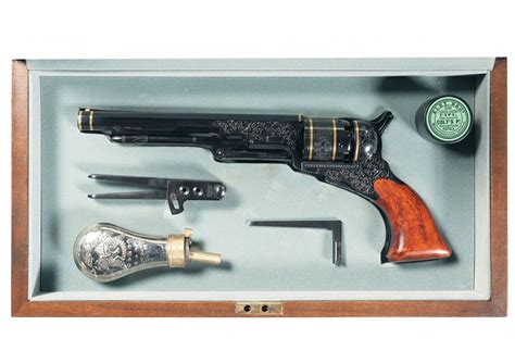 Cased Colt Paterson Black Powder Series Revolver With Original Box And