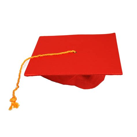 Deluxe Red Graduation Cap